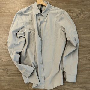 Lululemon Mens New Venture Slim-Fit Long-Sleeve Shirt Large